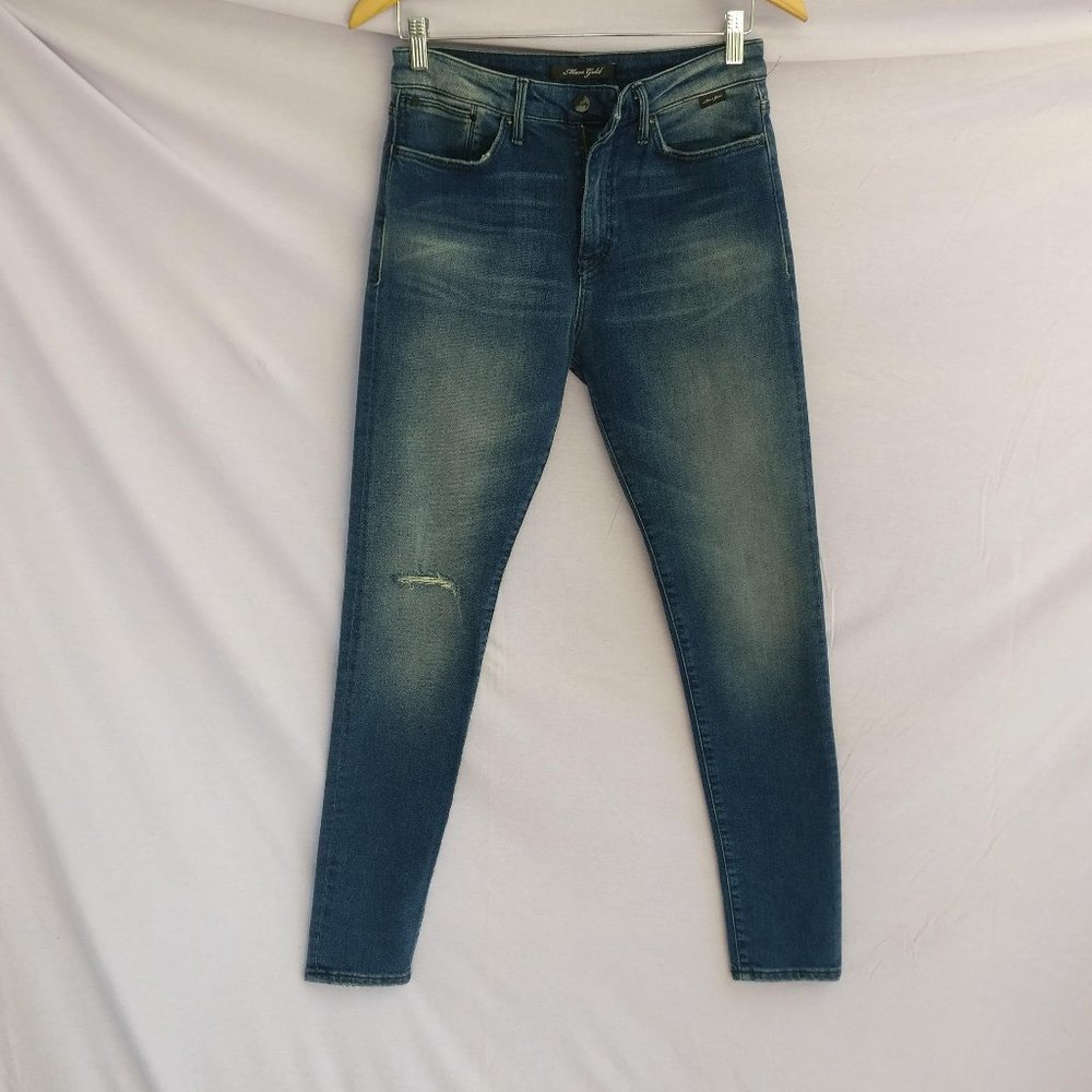 Mavi Gold - Lucy Super Highrise Jean 27w, highwaist, 98%Cotton, Long/Tall inseam
